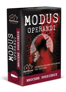 Detective MODUS OPERANDI Dark Underground ДЕТЕКТИВНАЯ ВЕЧЕРИНКА ИГРА