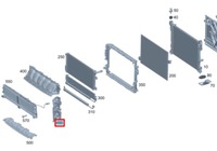 фото thumb №10, Mercedes-benz eqe v295 напрямна повітря радіатора права a2955051500