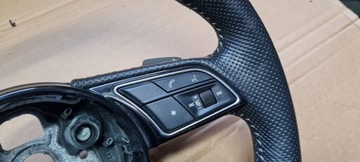 фото thumb №10, A4 b9 8w рестайлінг кермо sline шкіра шкіряний зрізана aut 8w0419091fc a5 8w