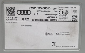 фото thumb №9, Навигация mib3 audi a4 b9 a5 8w рестайлинг 8w2035065d