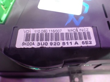 фото thumb №6, Skoda superb i 1,9 tdi спидометр приборы 3u0920811a