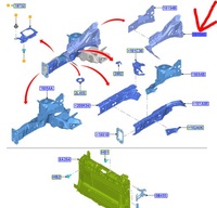 фото thumb №1, Подкрылок крыла перед lh ford ecosport 2013- оригинальный номер