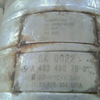 фото thumb №3, Катализатор kat фильтр частиц твердых fap dpf mercedes g-klasa w463