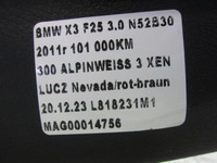 фото thumb №13, Bmw x3 f25 x4 f26 підлокітник кронштейн консолі коричневий rotbraun 9216673