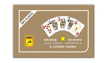 Karty Modiano Golden Trophy Jumbo Index 2 Talie