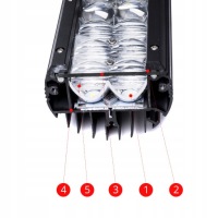 СВЕТОДИОДНАЯ ГАЛОГЕННАЯ РАБОЧАЯ ЛАМПА 60W 5D COMBO 30° / 60°