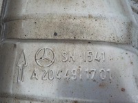 Mercedes w207 купе 09- выхлоп глушитель конечный с Разборки, фото thumb
