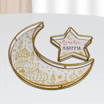 Taca obiadowa Eid Moon Tace w kształcie gwiazdy St