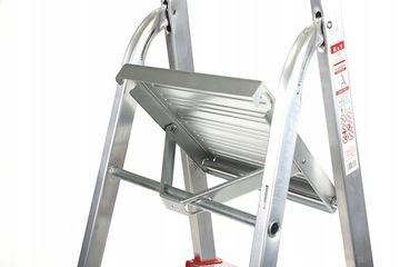 Drabina domowa 5 stopniowa aluminiowa 2,97m+WÓZEK