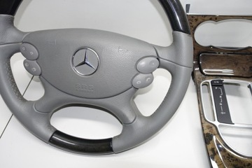 фото thumb №7, Mercedes r230 sl декоры панель рамка дерево руль