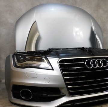 фото thumb №8, Audi a7 c7 4g8 s line комплектный перед бампер лампы капот полный led серебряный
