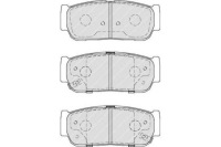 фото thumb №1, Ferodo тормозные колодки тормозные kia sorento i 3.5 v6 4wd