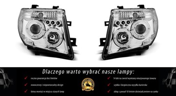 фото thumb №2, Лампы do nissan navara d40 pathfinder 05- хром