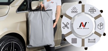 Pokrowiec na Samochód Coupe S1 380-405 Auto Plandeka Exclusive MIĘKKI Pasy
