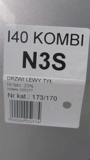 фото thumb №6, Hyundai i40 kombi двері лівий задня задні n3s 11-14