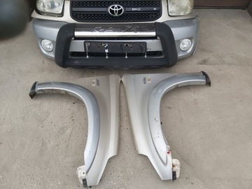 фото thumb №5, Toyota rav4 ii комплектний перед бампер капот решітка радіатора