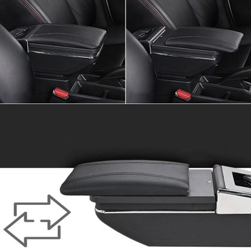 фото thumb №13, Подлокотник автомобильный ze бардачком экокожа универсальный чёрный