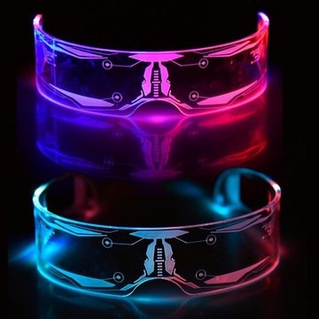 Очки для вечеринок, LED, RGB, 21 световой эффект