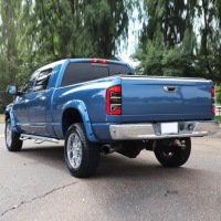 фото thumb №12, Dodge ram 2002-2006 фара лампы зад kpl led европа жёлтый поворот тонированный