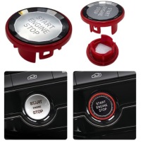 фото thumb №1, Кнопка crystal запуск стоп jaguar f-pace xfl xel xf xe червоний diament