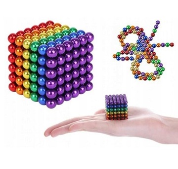 МАГНИТНЫЕ ШАРИКИ NEOCUBE BLOCK 1000шт 3мм ЦВЕТ