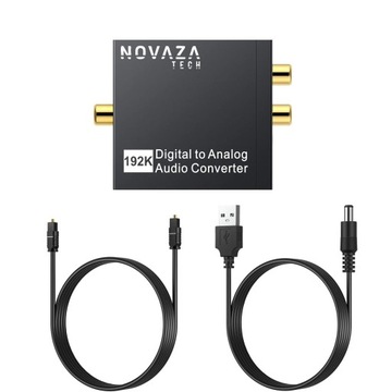 Цифровой оптический преобразователь TOSLINK COAXIAL CINCH RCA STREAMING PCM