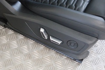 фото thumb №7, Шкіра сидіння audi rs6 4k c8 чорна nic f255