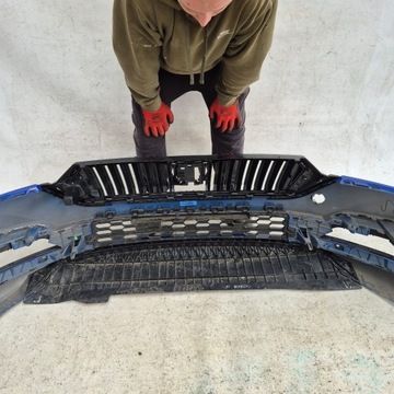 фото thumb №10, Skoda octavia iv 5e319- бампер перед переднее bez дырка решётка радиатора плита