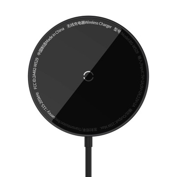 BASEUS ŁADOWARKA BEZPRZEWODOWA IDNUKCYJNA QI MagSafe 15W KABEL PRZEWÓD 1m