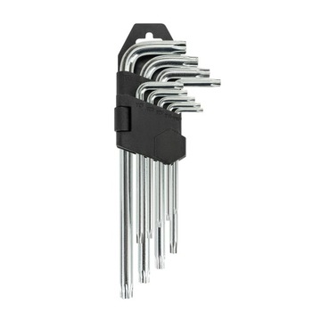 КЛЮЧИ TORX 9 шт., стальной шестигранный ключ T10 – T50 Набор шестигранных ключей Torx