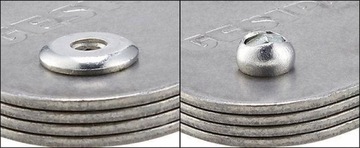 Заклепка односторонняя закрывающаяся CAP, плоская головка A2/VA - круглая 3,2x6 мм