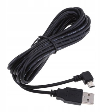 Зарядный кабель Mini USB 90, 3,5 метра, 5 В, 2 А