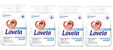 Lovela Baby hipoalergiczny proszek do prania białego dla niemowląt 4x 1,3kg