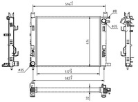 фото thumb №1, Hart 614 516 радиатор, система охлаждение двигателя