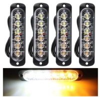 Купити 4szt лампи попереджувальні 6 led водонепроникний stroboskop pomoc евакуатор dc 12-24v, фото thumb