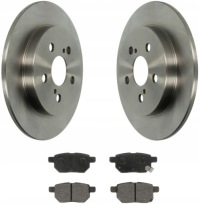 фото thumb №1, Гальмівні диски гальмівні колодки задня toyota verso s 2010- prius 2008- corolla e12 e15 2001-