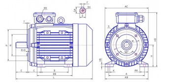 SILNIK ELEKTRYCZNY 3kW 1400 B14 400/690V NOWY