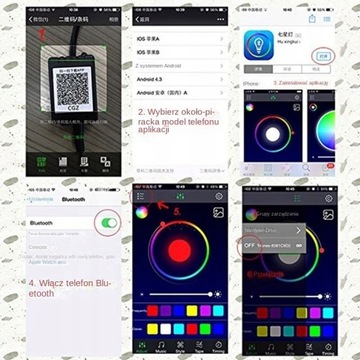 Светодиодная RGB лампа рассеянного света 10 в 1 10x