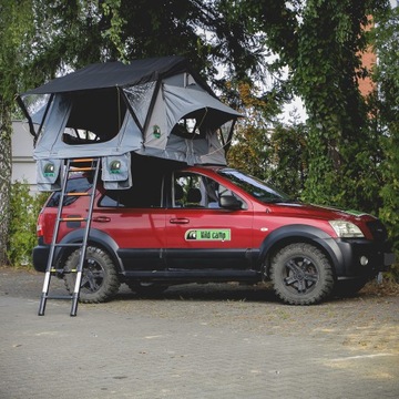 Экспедиционная палатка Wild Camp Ohio 160 GREY для автомобиля на 3-4 человека, комфортная