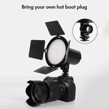 10 Вт RGB-светильник для фотосъемки, двухцветный светодиодный светильник синего цвета