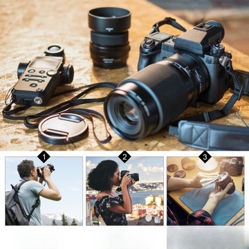 2шт. Неопреновый чехол для объектива DSLR, размер контейнера для объектива
