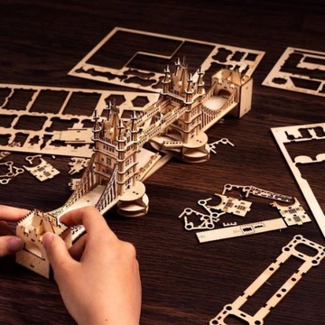 3D Пазл Деревянная Модель БАШЕННЫЙ МОСТ