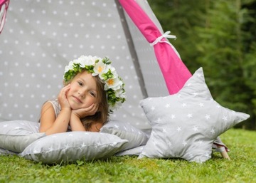Детская палатка TIPI POMPON + каркас СТАБИЛИЗАТОР