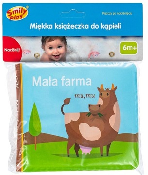Smily Play MIĘKKA KSIĄŻECZKA do kąpieli MAŁA FARMA