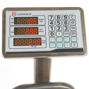 ЭЛЕКТРОННЫЕ МАГАЗИНСКИЕ ВЕСЫ LCD 300кг