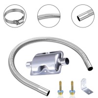 фото thumb №4, Wąż випускний do автомобіля труба обігрівача повітря труба вихлопна 2,5 cm