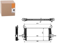 фото thumb №1, Интеркулер opel astra j 1.4 1.6turbo, 1.3cdti, 1.
