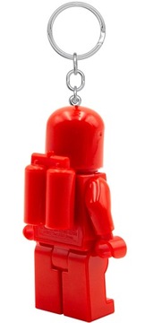 LEGO BRELOK LATARKA LED SPACE CLASSIC ASTRONAUTA SPACEMAN CZERWONY RED