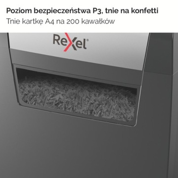 Уничтожитель офисной бумаги Rexel Momentum X308, клочья 5х42 мм, Р-3,