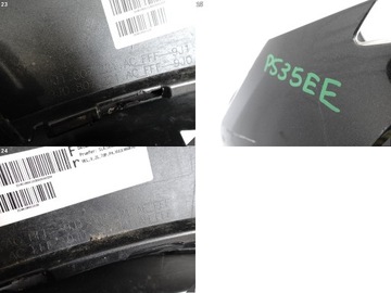 фото thumb №15, Porsche taycan 9j1 turbo s рестайлинг 24- бампер бампер + спойлер накладка перед